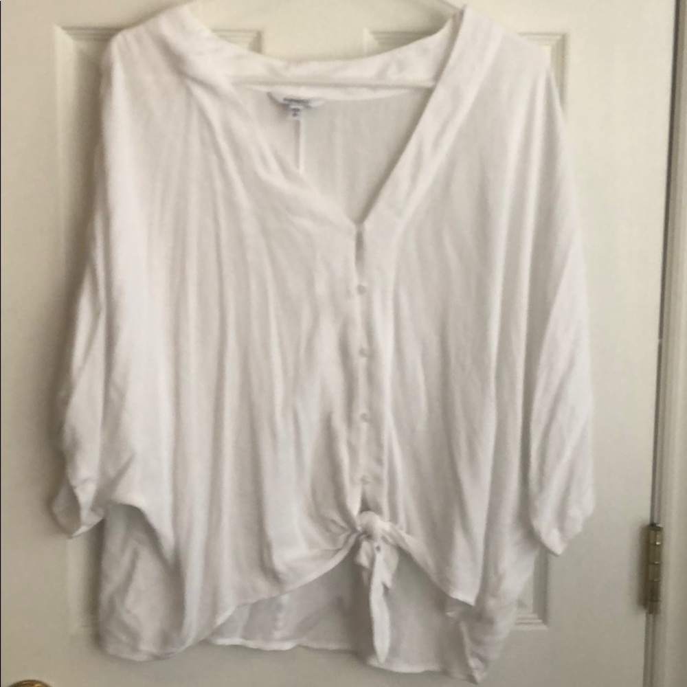 Cropped Express shortsleeved blouse- medium